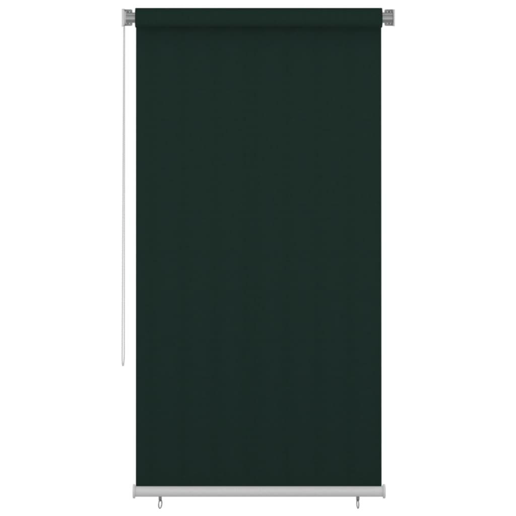 Udendørs rullegardin 120x230 cm HDPE mørkegrøn
