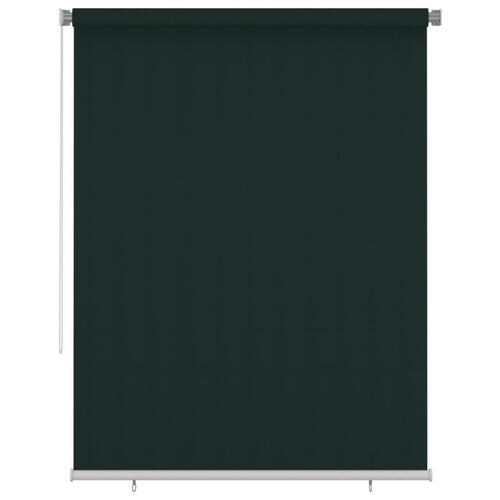 Udendørs rullegardin 180x230 cm HDPE mørkegrøn
