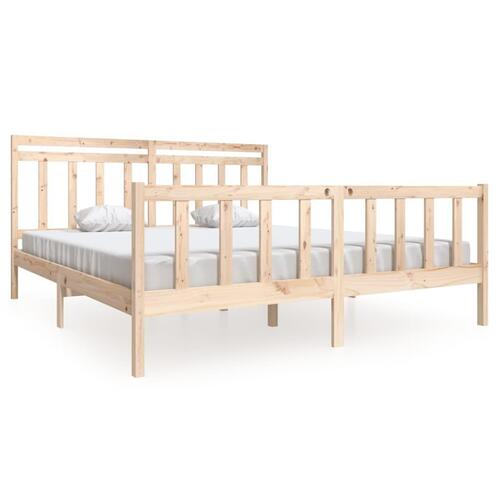 Sengeramme 180x200 cm Super King massivt træ