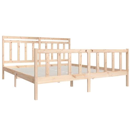 Sengeramme 180x200 cm Super King massivt træ