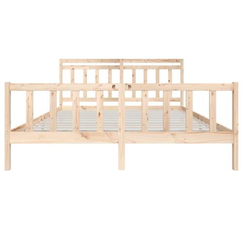 Sengeramme 180x200 cm Super King massivt træ
