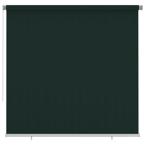 Udendørs rullegardin 240x230 cm HDPE mørkegrøn