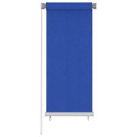 Udendørs rullegardin 60x140 cm HDPE blå