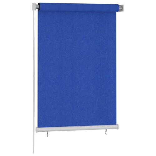 Udendørs rullegardin 100x140 cm HDPE blå