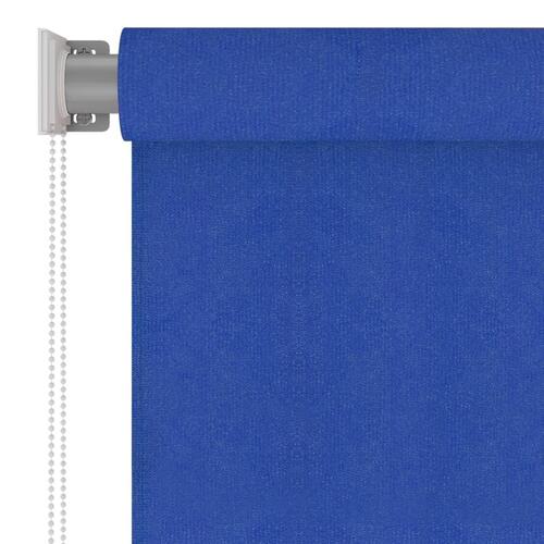 Udendørs rullegardin 120x140 cm HDPE blå