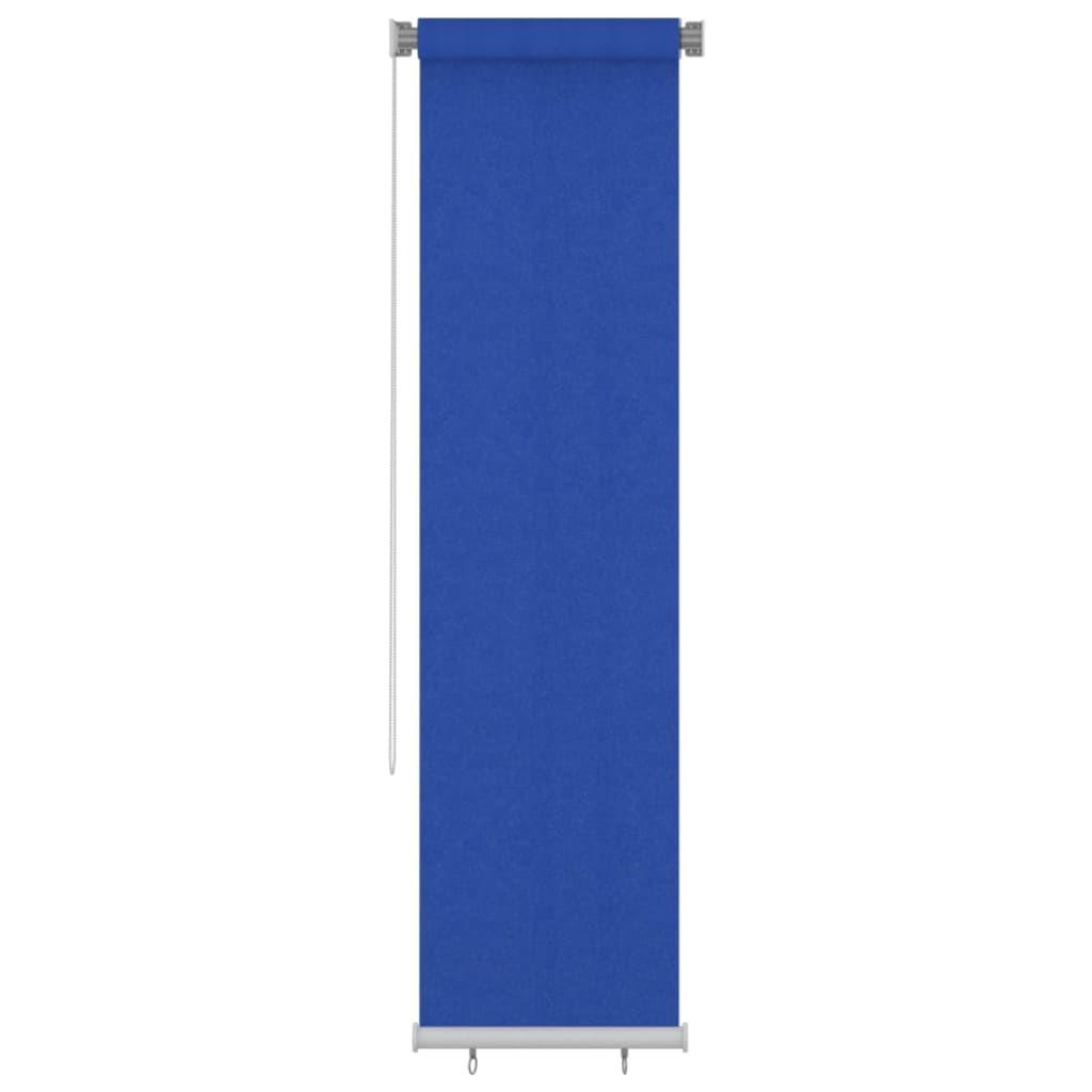 Udendørs rullegardin 60x230 cm HDPE blå