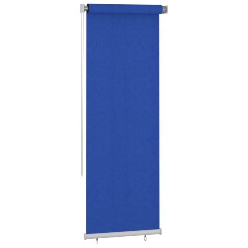 Udendørs rullegardin 80 × 230 cm i HDPE - blå