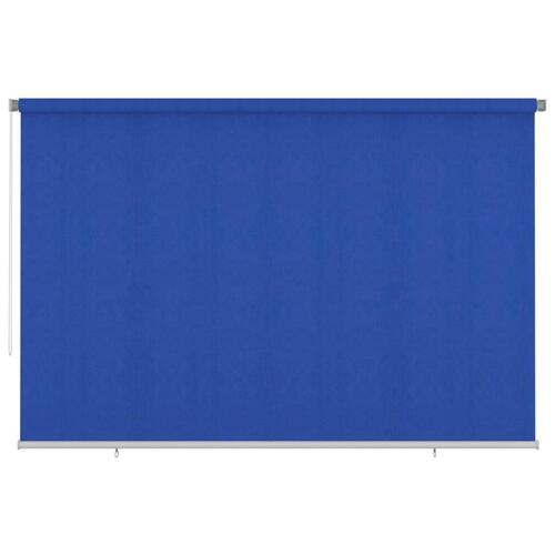 Udendørs rullegardin 350x230 cm HDPE blå