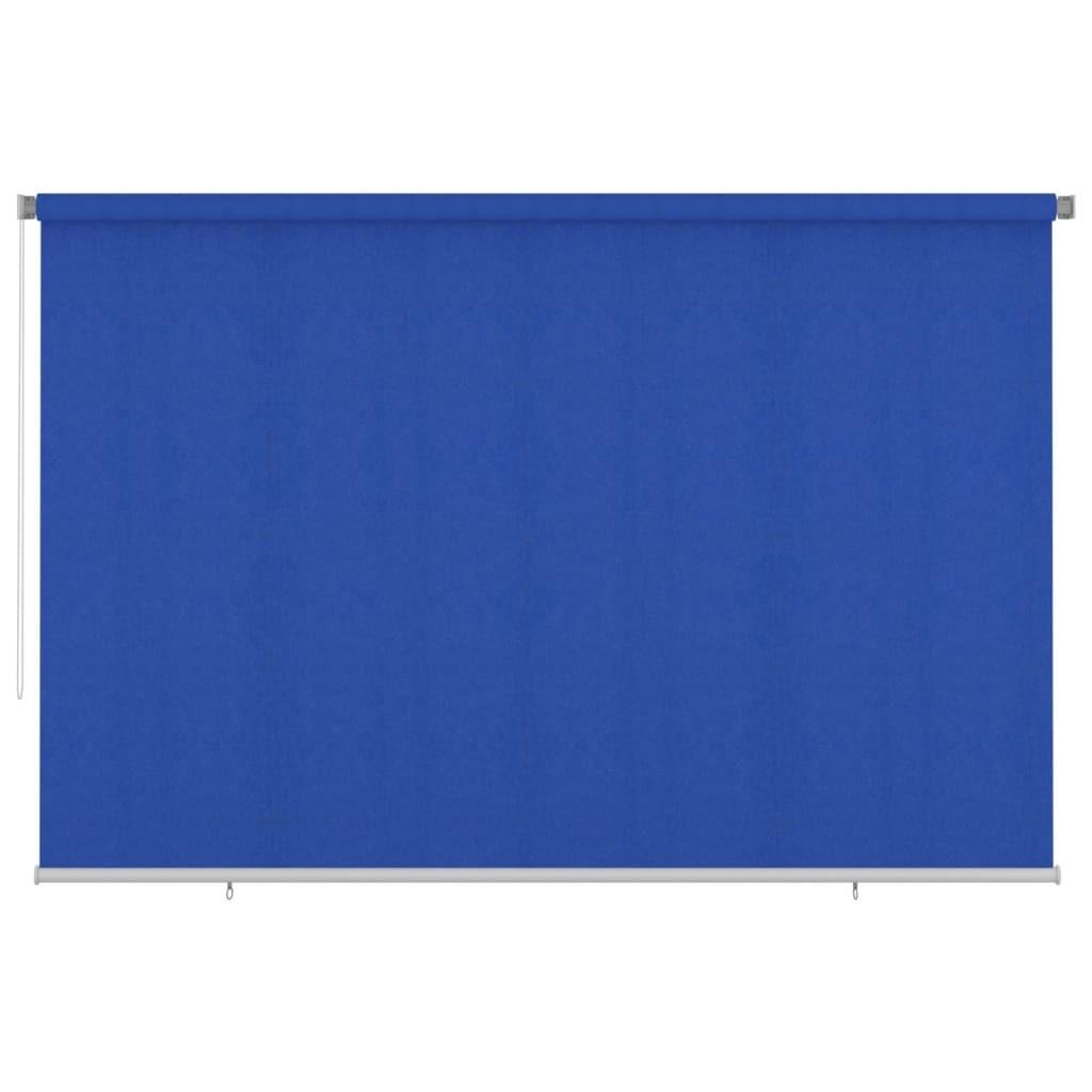 Udendørs rullegardin 350x230 cm HDPE blå