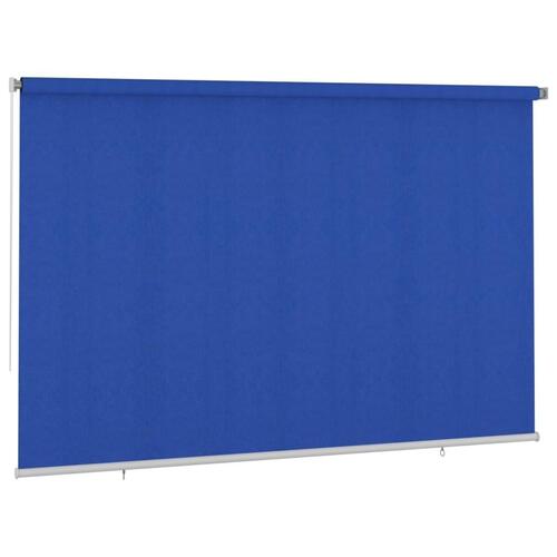 Udendørs rullegardin 350x230 cm HDPE blå