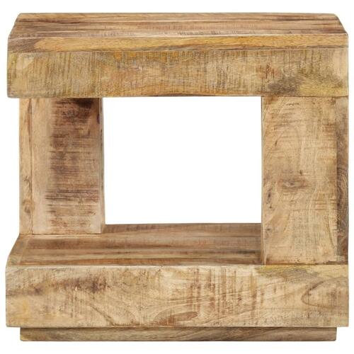 Sofabord 45x45x40 cm massivt mangotræ