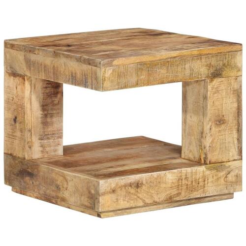 Sofabord 45x45x40 cm massivt mangotræ