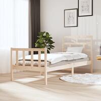 Sengeramme 75x190 cm massivt fyrretræ