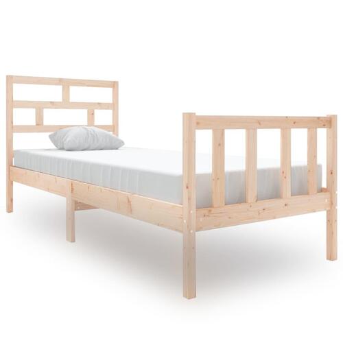 Sengeramme 75x190 cm massivt fyrretræ