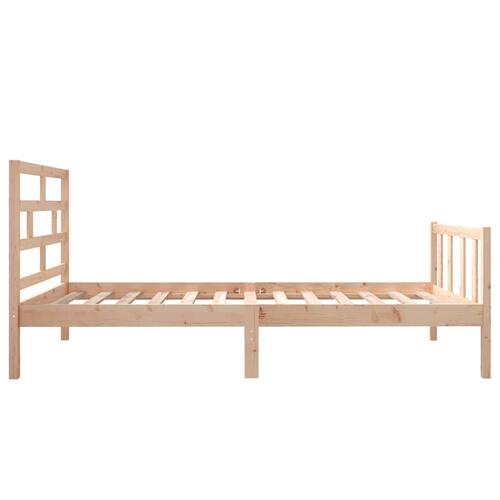 Sengeramme 75x190 cm massivt fyrretræ