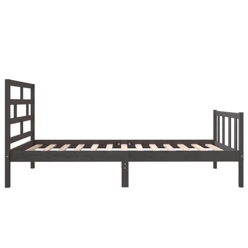 Sengeramme 75x190 cm Small Single massivt fyrretræ grå