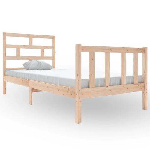 Sengeramme 90x190 cm massivt fyrretræ