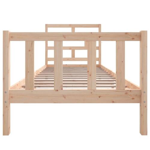 Sengeramme 90x190 cm massivt fyrretræ