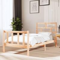 Sengeramme 90x200 cm massivt fyrretræ
