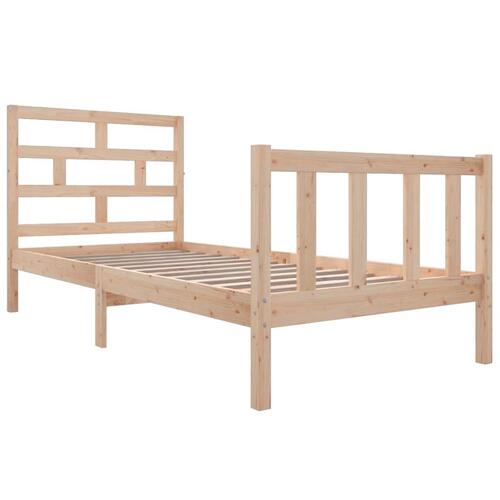 Sengeramme 90x200 cm massivt fyrretræ