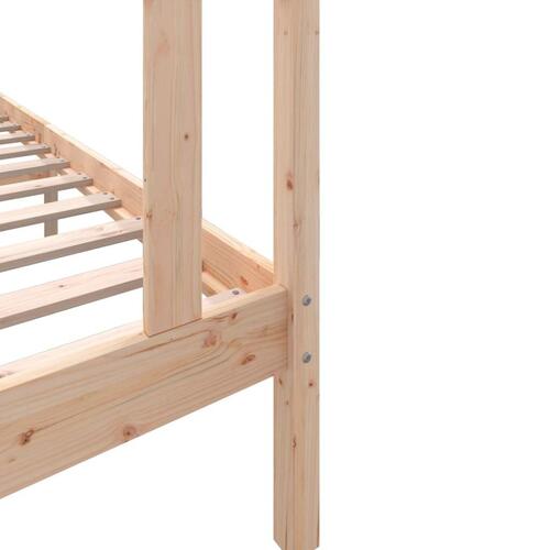 Sengeramme 90x200 cm massivt fyrretræ