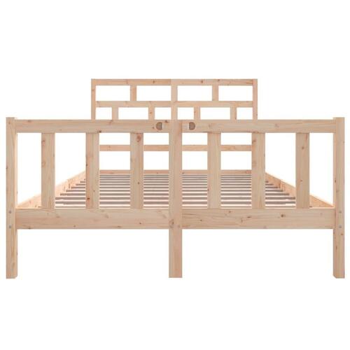 Sengeramme 160x200 cm massivt fyrretræ