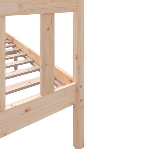 Sengeramme 160x200 cm massivt fyrretræ