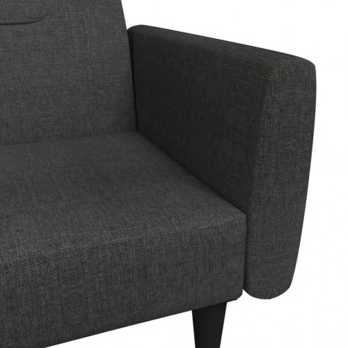 2-personers sovesofa stof mørkegrå