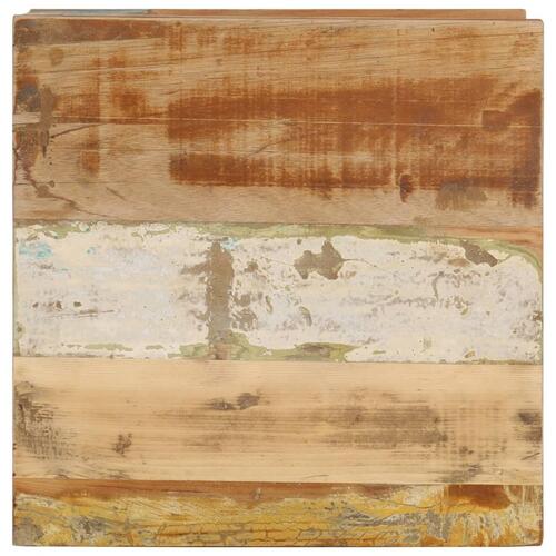 Sofabord 45x45x40 cm massivt genbrugstræ
