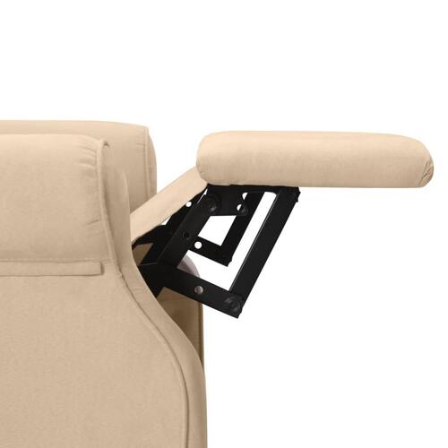 Massagestol mikrofiberstof gråbrun