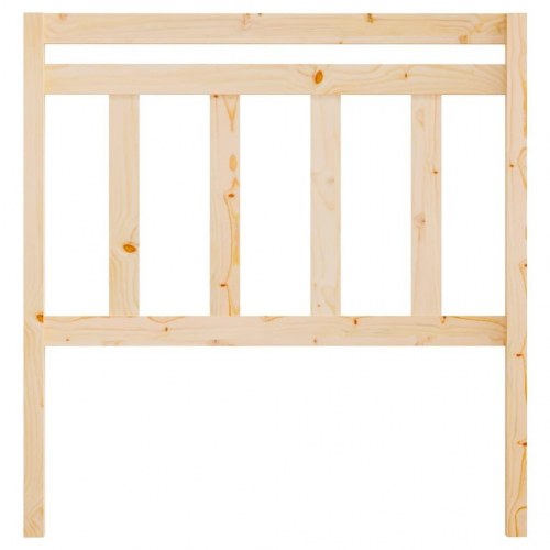 Sengegærde 81 × 4 × 100 cm - massivt fyrretræ (ubehandlet)