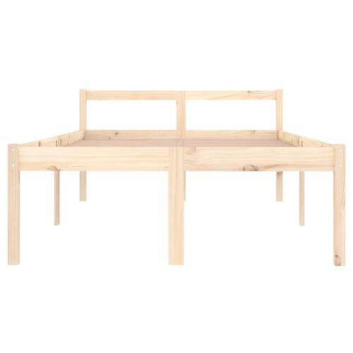 Sengeramme 120x190 cm dobbeltseng massivt fyrretræ