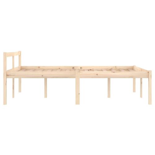 Sengeramme 120x190 cm dobbeltseng massivt fyrretræ