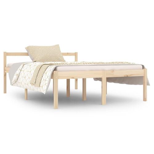 Seniorseng 140x190 cm massivt fyrretræ