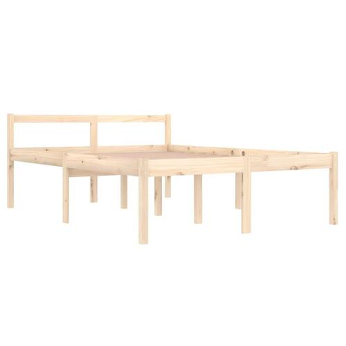 Seniorseng 140x190 cm massivt fyrretræ