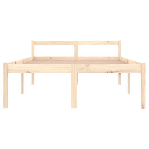 Seniorseng 140x190 cm massivt fyrretræ