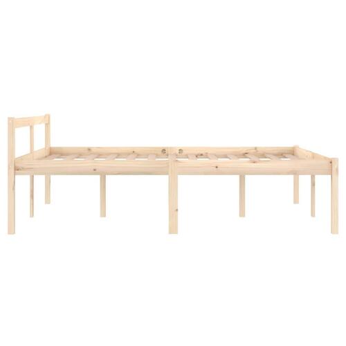 Seniorseng 140x190 cm massivt fyrretræ