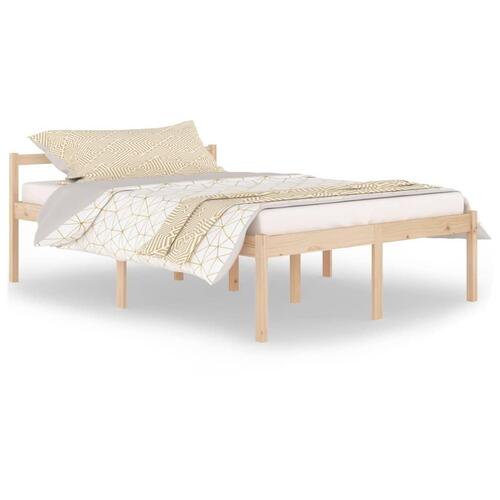 Seniorseng 140x200 cm massivt fyrretræ
