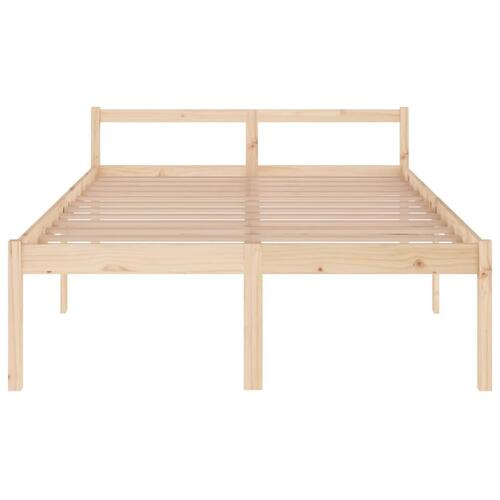 Seniorseng 140x200 cm massivt fyrretræ