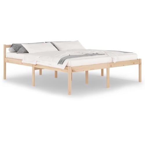 Seniorseng 180x200 cm super kingsize massivt fyrretræ