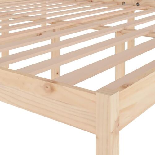 Seniorseng 200x200 cm massivt fyrretræ
