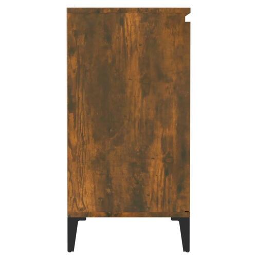 Skænk 60x35x70 cm konstrueret træ røget egetræsfarve