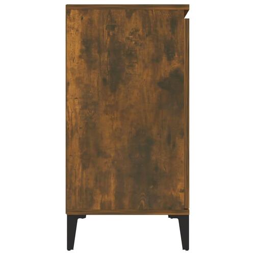 Skænk 104x35x70 cm konstrueret træ røget egetræsfarve