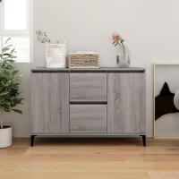 Skænk 104x35x70 cm konstrueret træ grå sonoma-eg