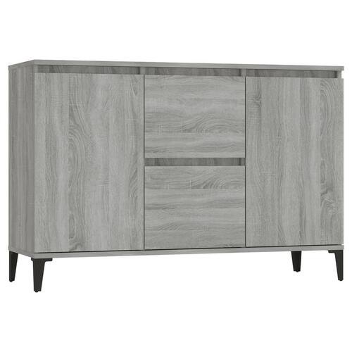 Skænk 104x35x70 cm konstrueret træ grå sonoma-eg