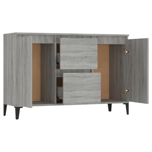 Skænk 104x35x70 cm konstrueret træ grå sonoma-eg