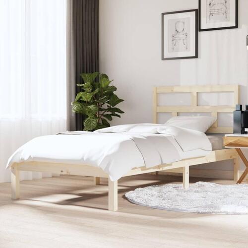 Sengeramme 90x190 cm Single massivt træ