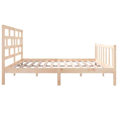 Sengeramme 135x190 cm massivt fyrretræ