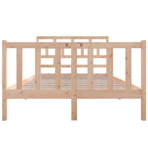 Sengeramme 140x190 cm massivt træ