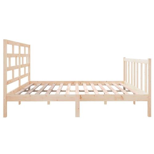 Sengeramme 140x190 cm massivt træ